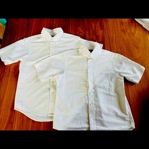 Lands end Button Shirts size 8-9